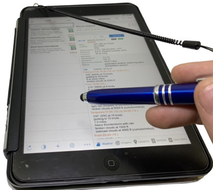 Red LED Pen Light with Tablet Stylus - Image 6
